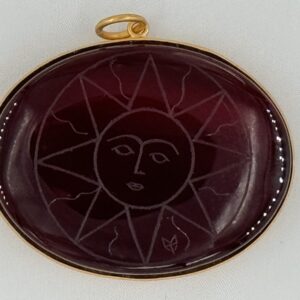 Lady Sun “Khorshid Khanum" Engraving - Red